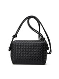 Woven Leather Crossbody Bag