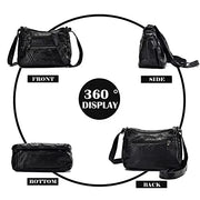 Lightweight Leather Crossbody Bag