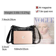 Lightweight Leather Crossbody Bag