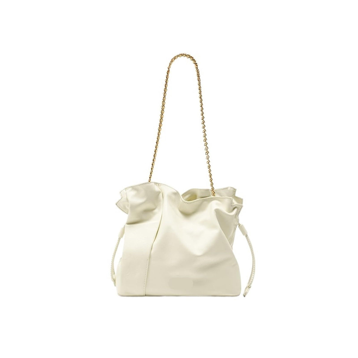 Ruched Bucket Shoulder Bag