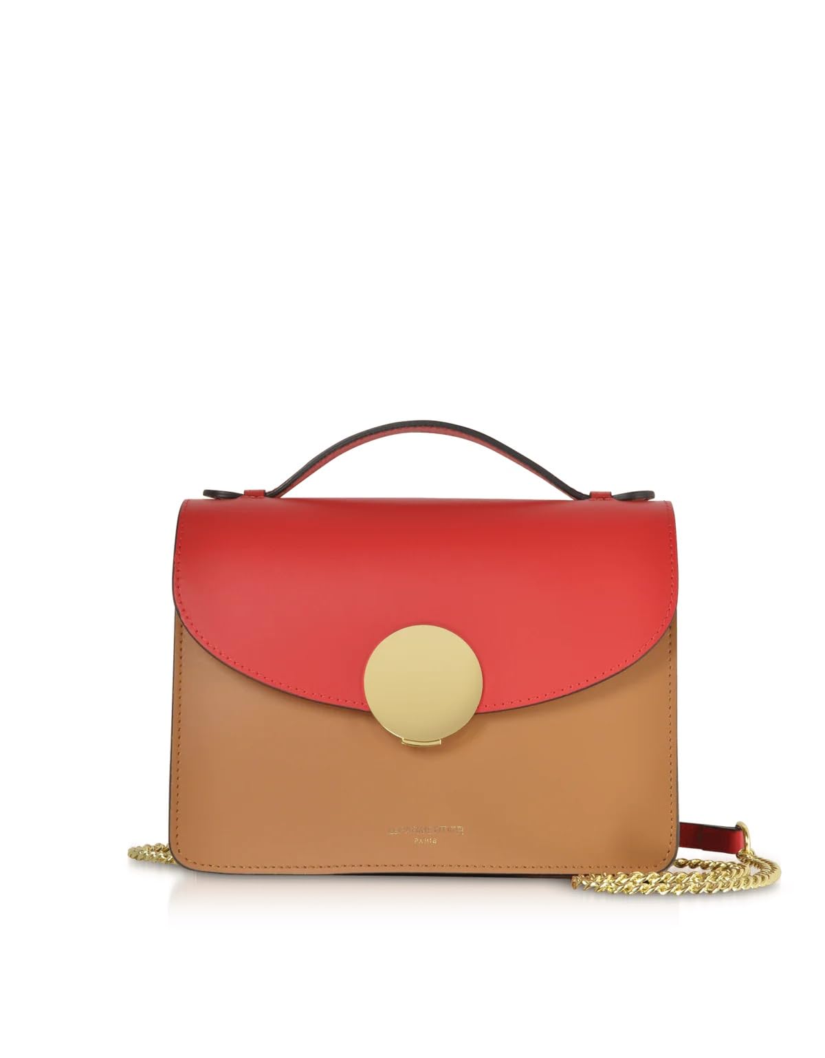 Color Block Top Handle Bag
