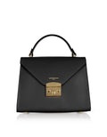 Italian Leather Top Handle Bag