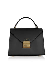 Italian Leather Top Handle Bag