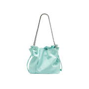 Ruched Bucket Shoulder Bag