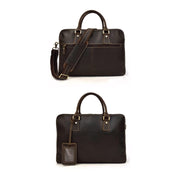 Vintage Leather Laptop Briefcase