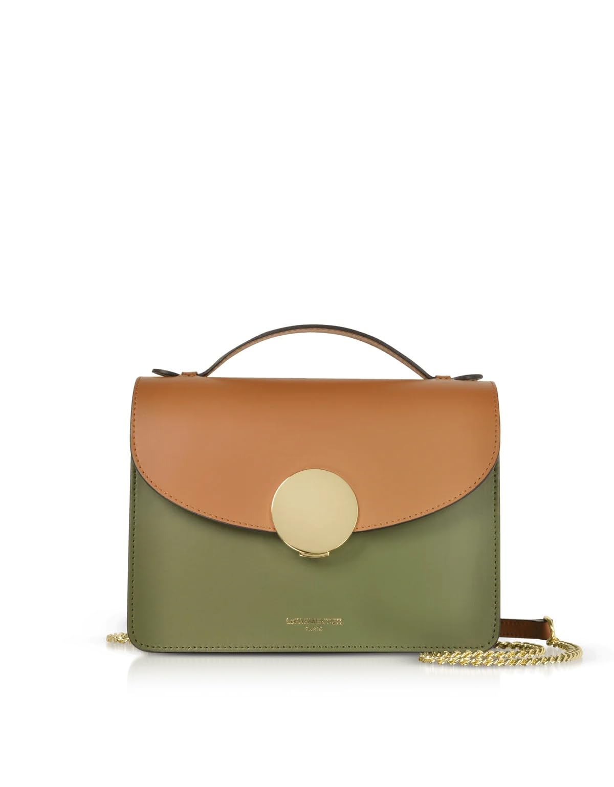 Color Block Top Handle Bag