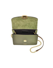 Color Block Top Handle Bag