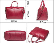 Leather Laptop Tote Bag