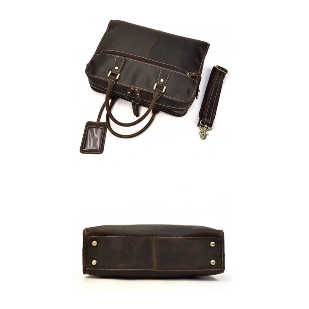 Vintage Leather Laptop Briefcase