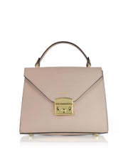 Italian Leather Top Handle Bag