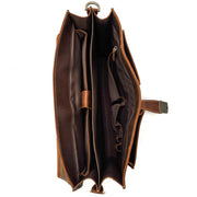 Leather Laptop Messenger Bag
