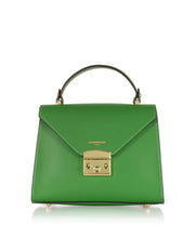 Italian Leather Top Handle Bag