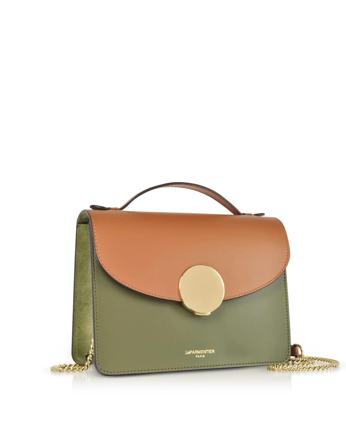 Color Block Top Handle Bag