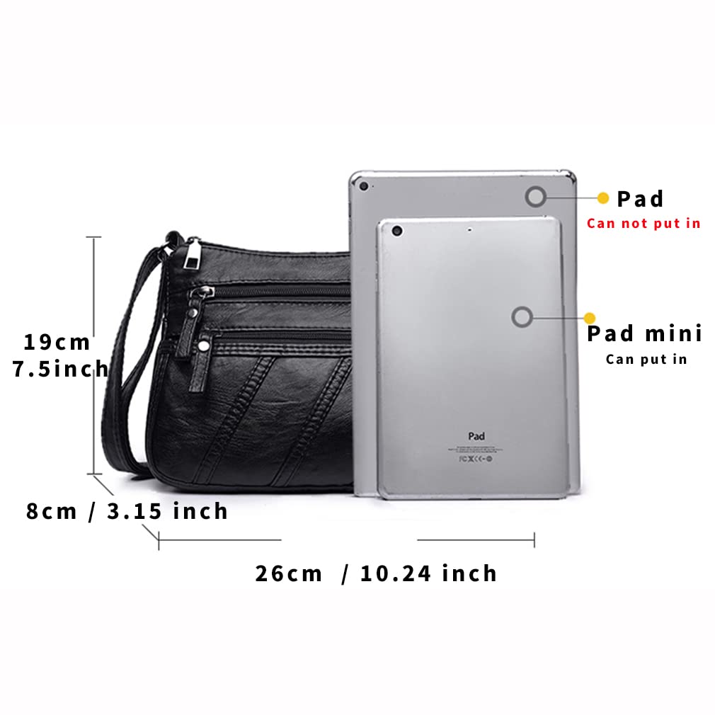 Waterproof Leather Crossbody Bag