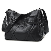 Lightweight Leather Crossbody Bag