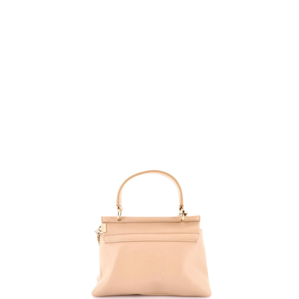 Small Leather Top Handle Bag