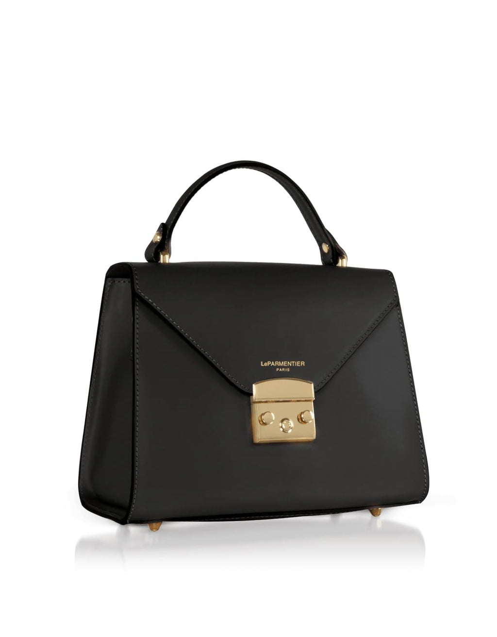 Italian Leather Top Handle Bag