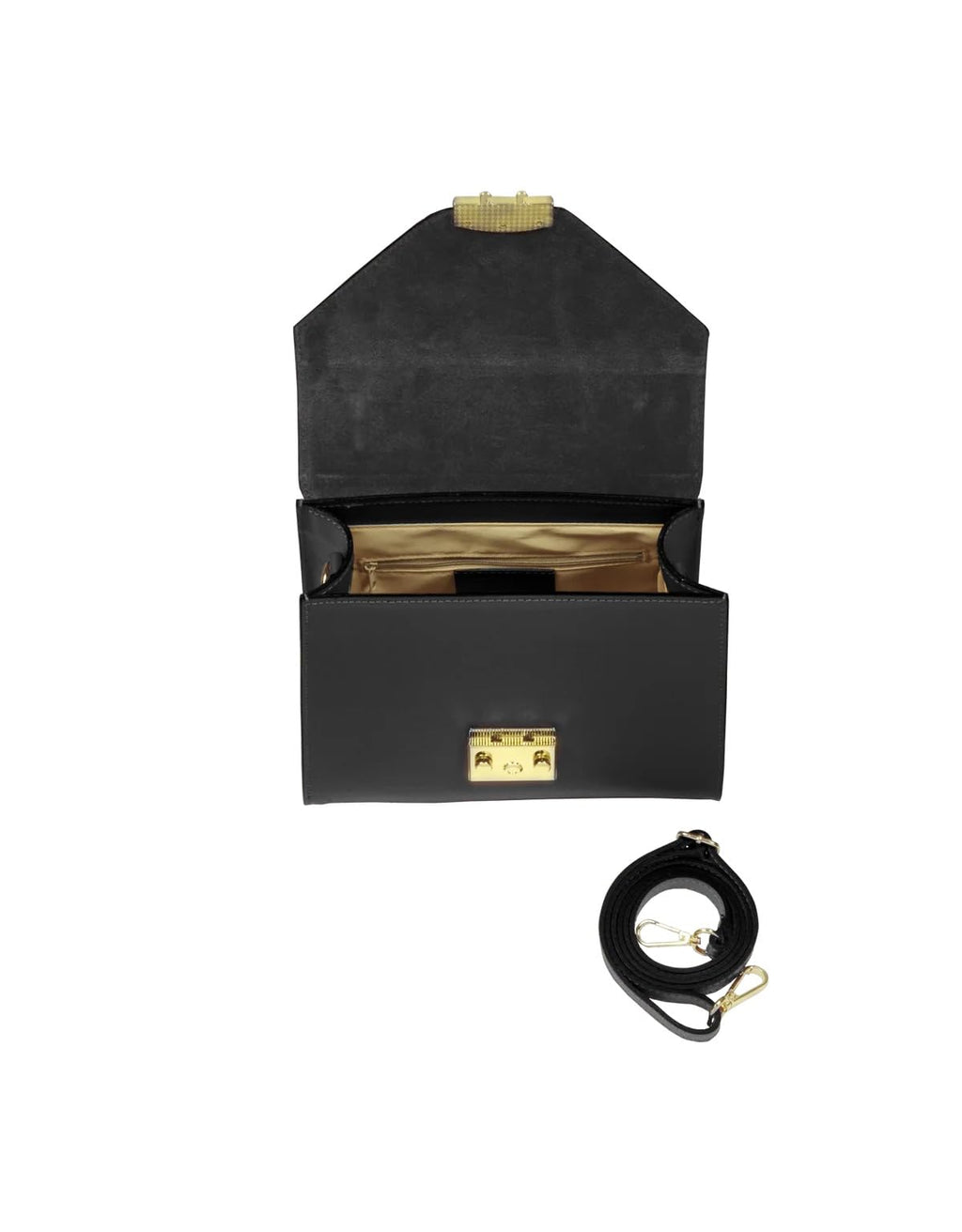 Italian Leather Top Handle Bag