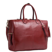 Leather Laptop Tote Bag