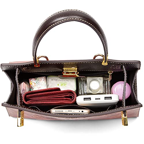 Embossed Leather Chain Bag