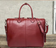 Leather Laptop Tote Bag