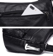 Waterproof Leather Crossbody Bag