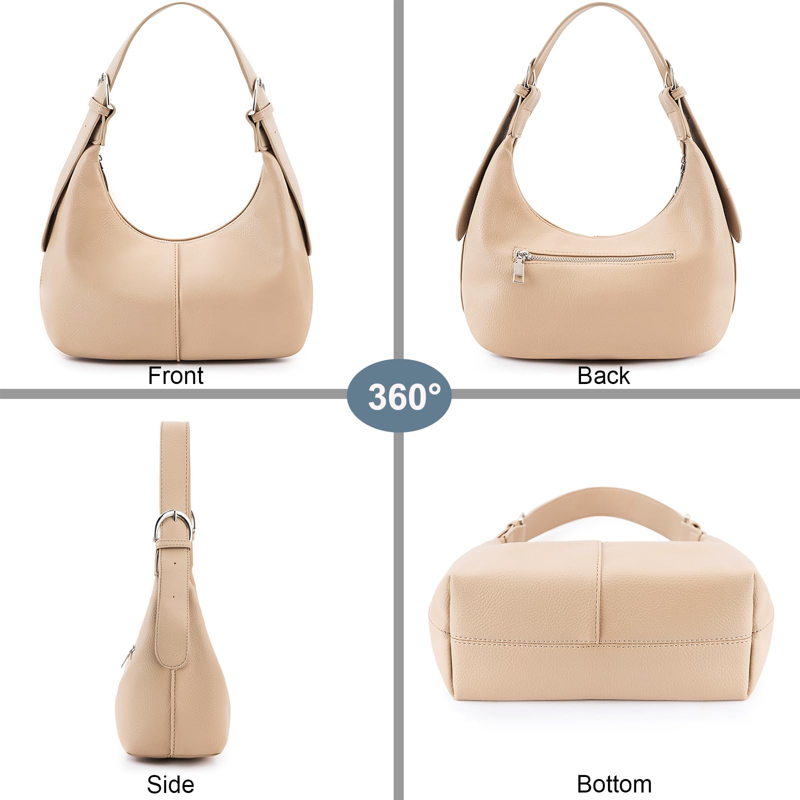 Crescent Hobo Shoulder Bag