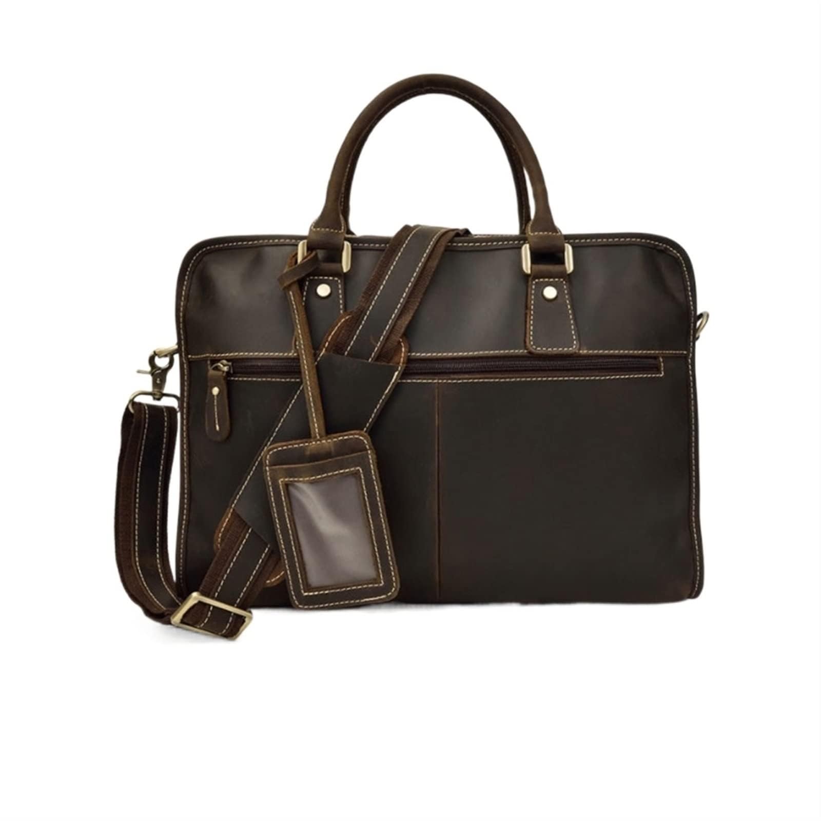 Vintage Leather Laptop Briefcase