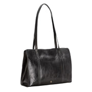 Large Leather Work Tote Bag