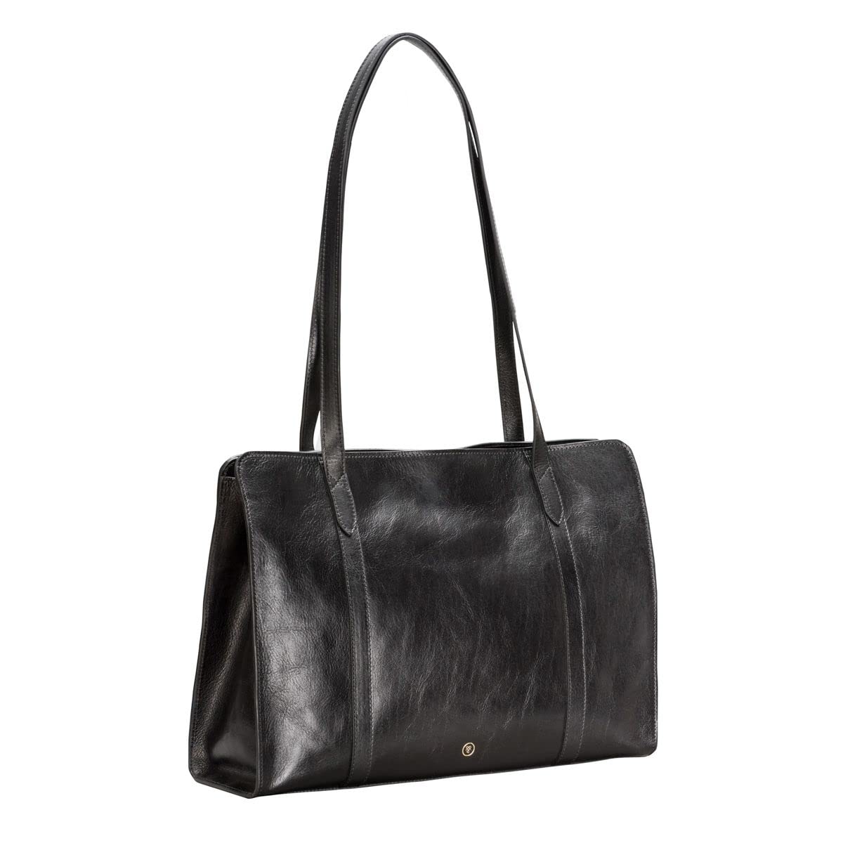Large Leather Work Tote Bag