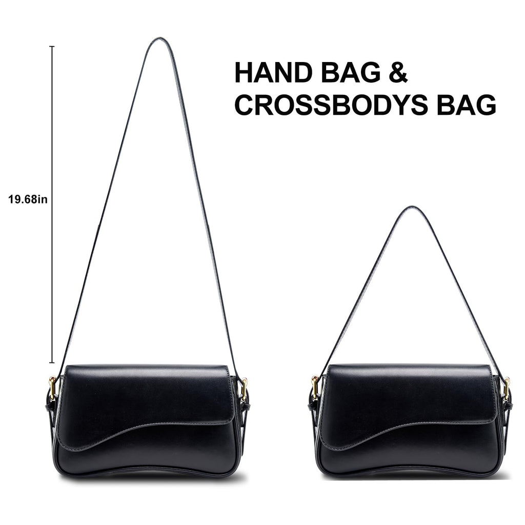 Leather Hobo Crossbody Bag