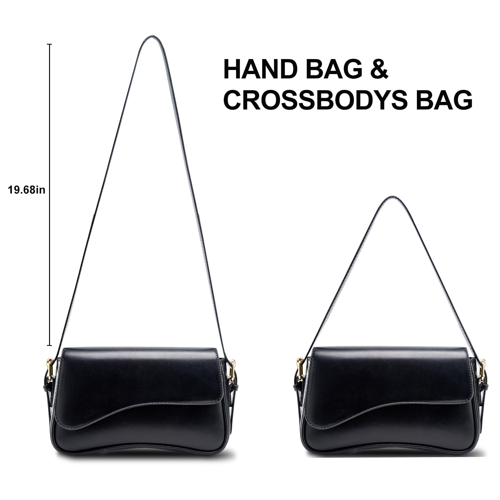 Leather Hobo Crossbody Bag