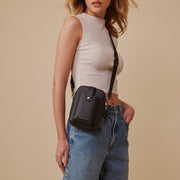 Pebbled Leather Crossbody Bag