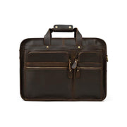 Vintage Leather Laptop Messenger Bag