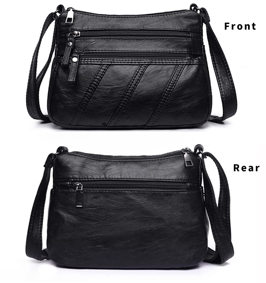 Waterproof Leather Crossbody Bag