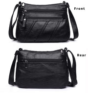Waterproof Leather Crossbody Bag