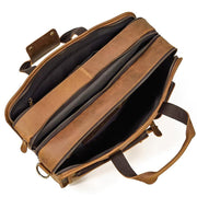 Vintage Leather Laptop Messenger Bag