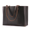 Vintage Leather Work Tote Bag