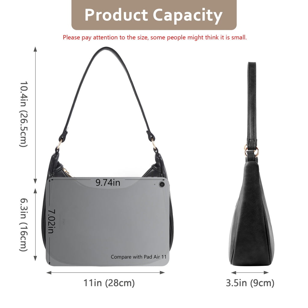 Soft Leather Hobo Bag