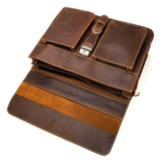 Leather Laptop Messenger Bag