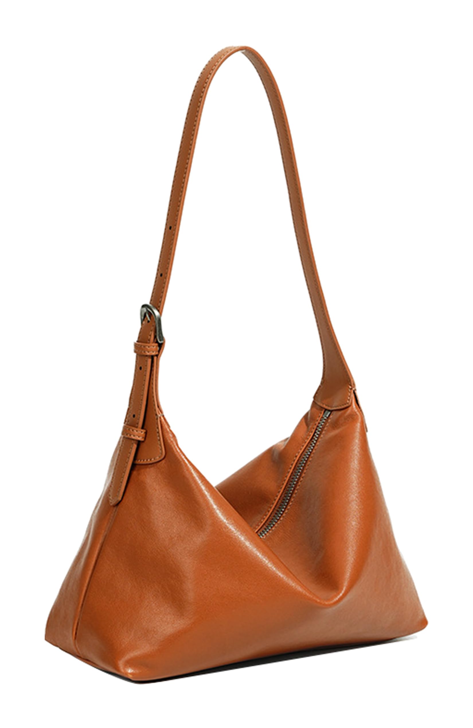 Leather Hobo Satchel Bag