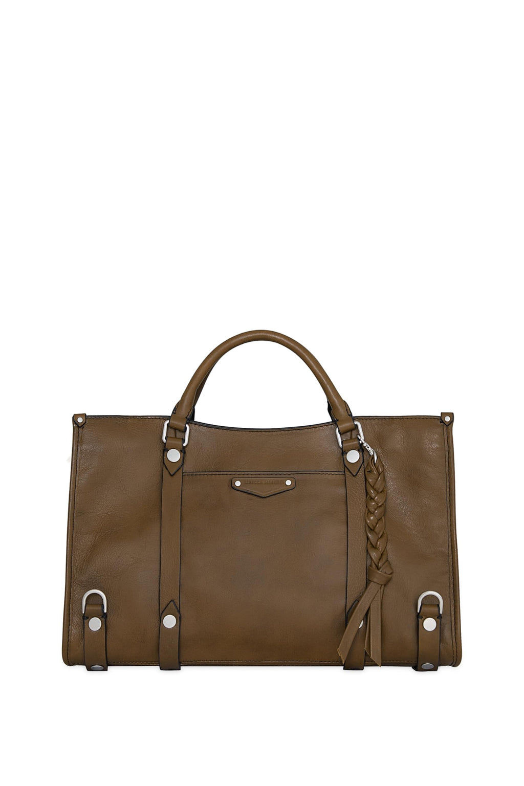 Leather Top Handle Satchel