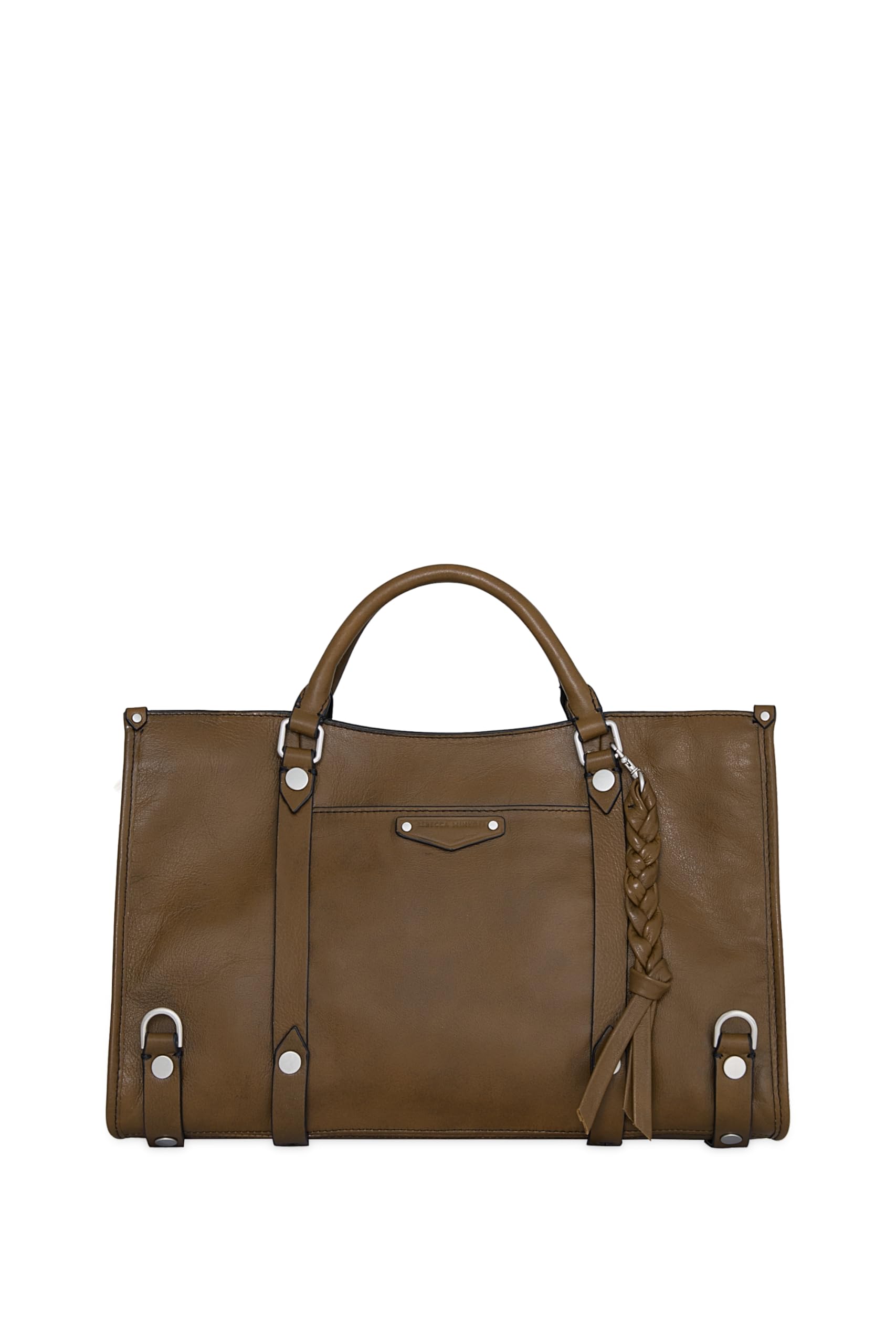Leather Top Handle Satchel