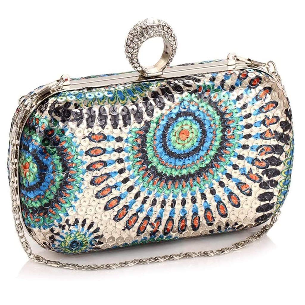 Shimmer Envelope Clutch Bag