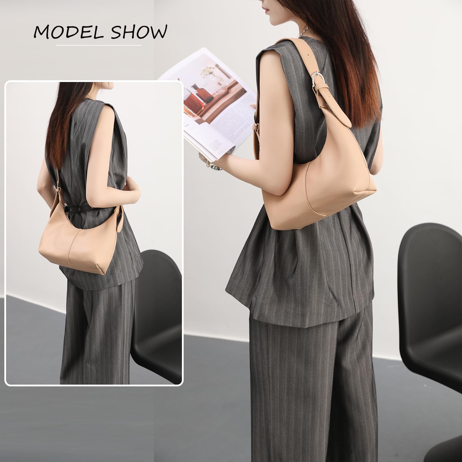 Crescent Hobo Shoulder Bag