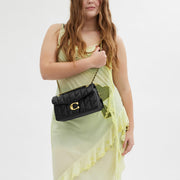 Pebbled Leather Shoulder Bag