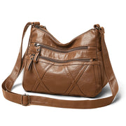 Lightweight Leather Crossbody Bag