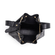 Leather Chain Bucket Bag