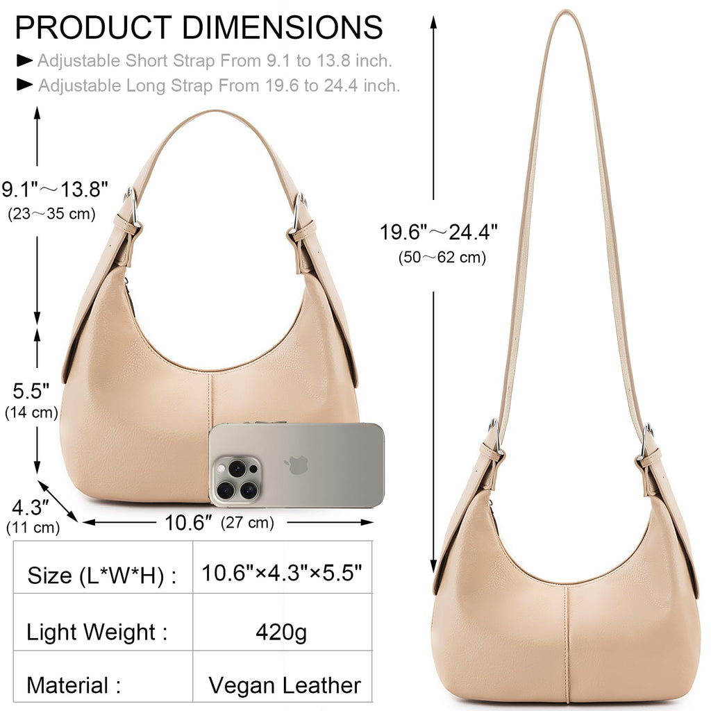 Crescent Hobo Shoulder Bag