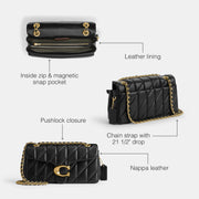 Pebbled Leather Shoulder Bag